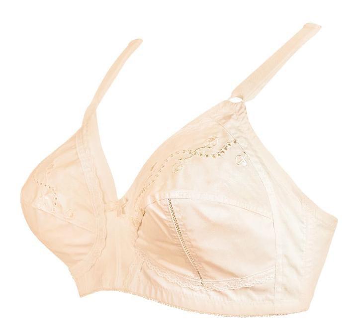 Cotton Embroidered Comfortable And Lightweight Full Cup Bra