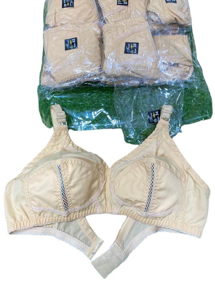 Cotton Embroidered Comfortable And Lightweight Full Cup Bra