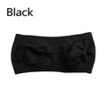 Black Strapless Tube Bra Lycra Non-Padded Daily Wear