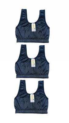 Pack of 3 Cotton Bras for Office School Home Wear
