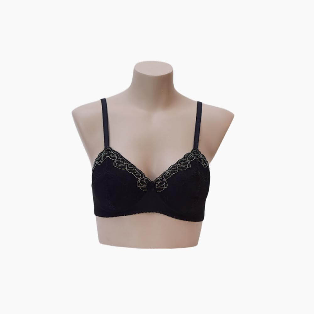 Lotus Lace Bra – Padded Elegance
