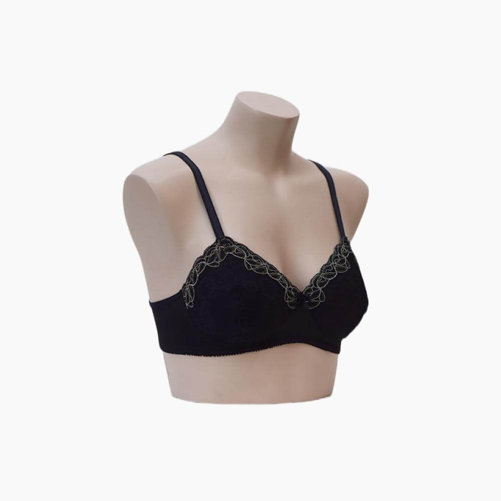 Lotus Lace Bra – Padded Elegance