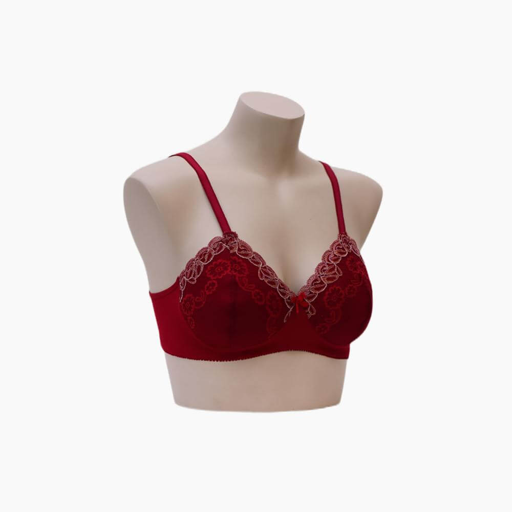 Lotus Lace Bra – Padded Elegance